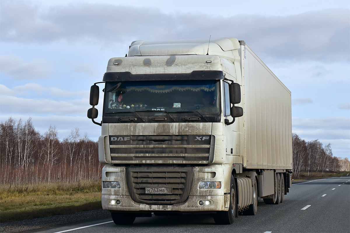 Курганская область, № Н 763 МВ 45 — DAF XF105 FT