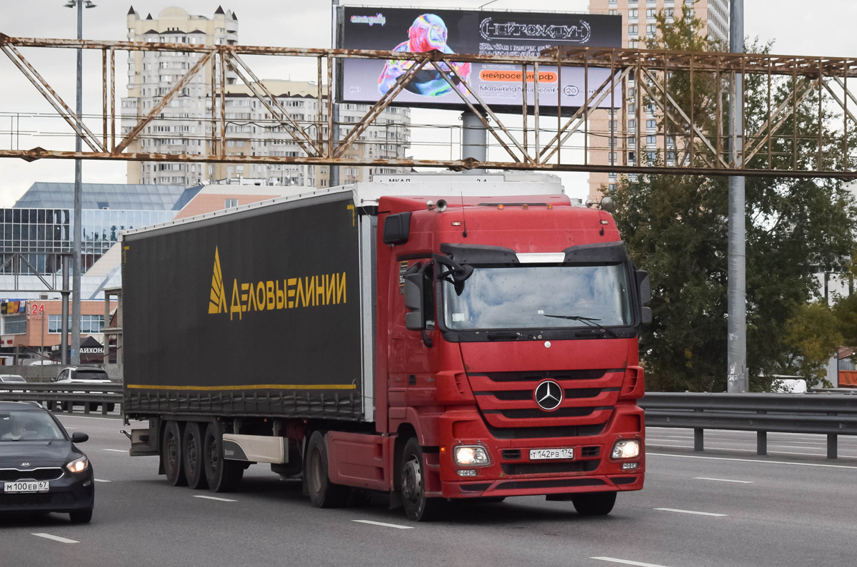 Челябинская область, № Т 142 РВ 174 — Mercedes-Benz Actros ('2009) 1844