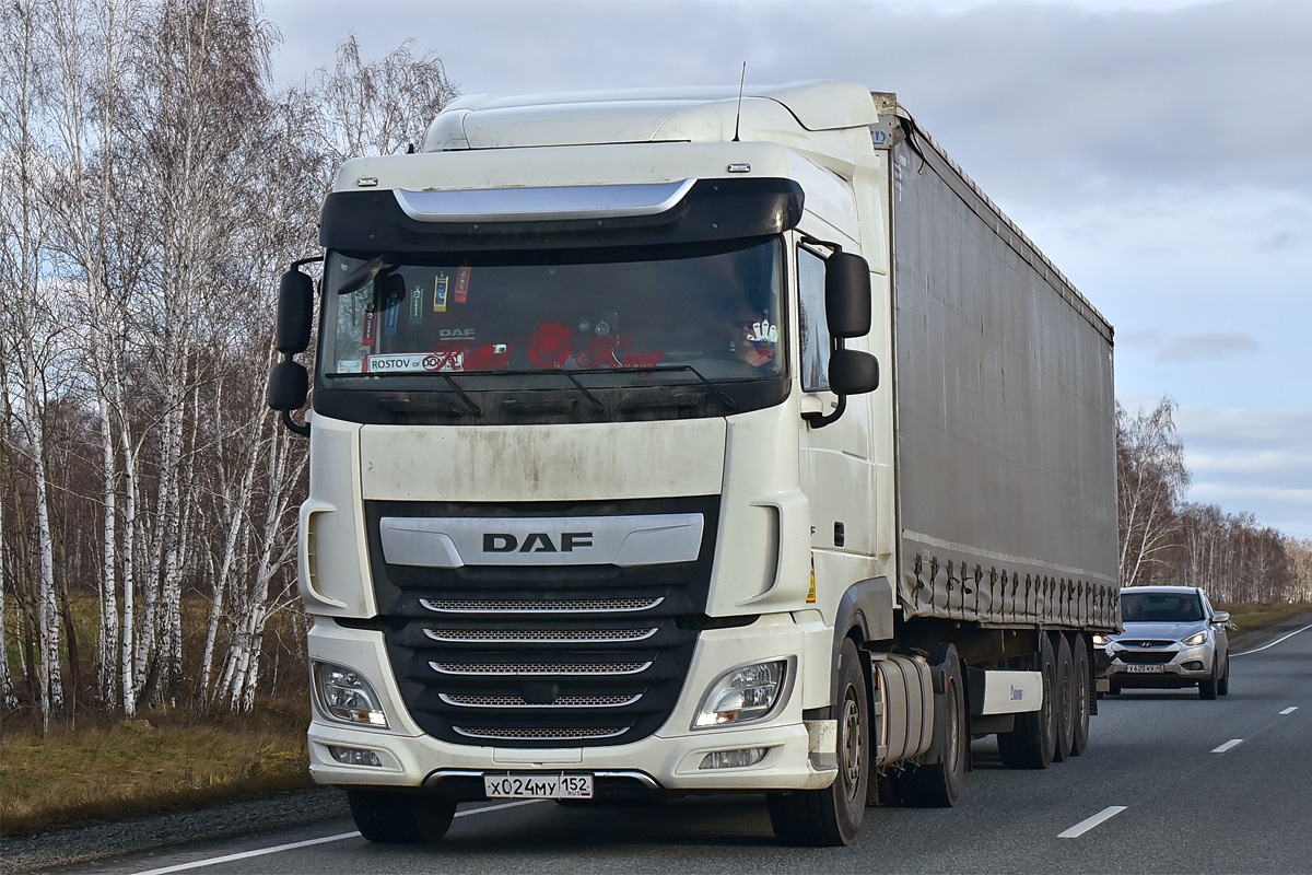 Нижегородская область, № Х 024 МУ 152 — DAF XF Euro6 FT