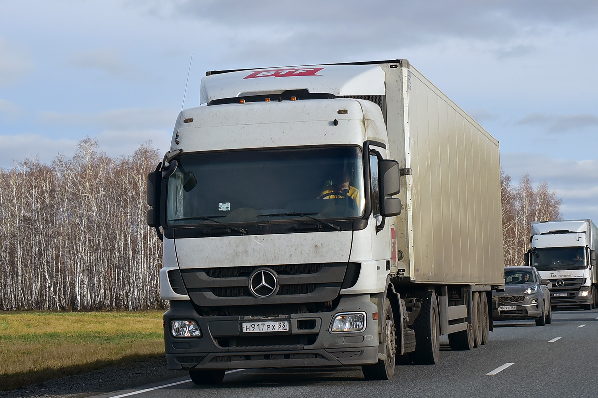 Владимирская область, № Н 917 РХ 33 — Mercedes-Benz Actros '09 1844 [Z9M]