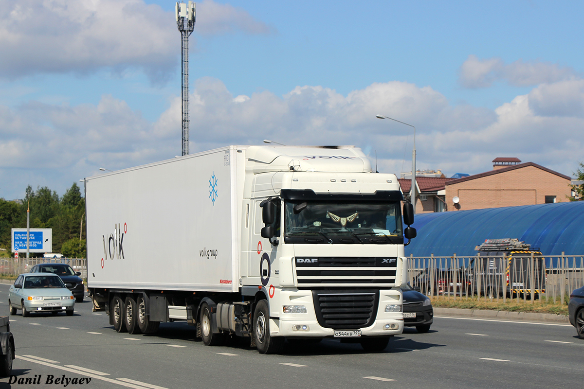 Москва, № О 544 КВ 797 — DAF XF105 FT