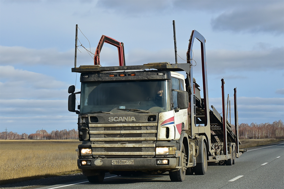 Челябинская область, № С 183 ВР 774 — Scania ('1996) P114L