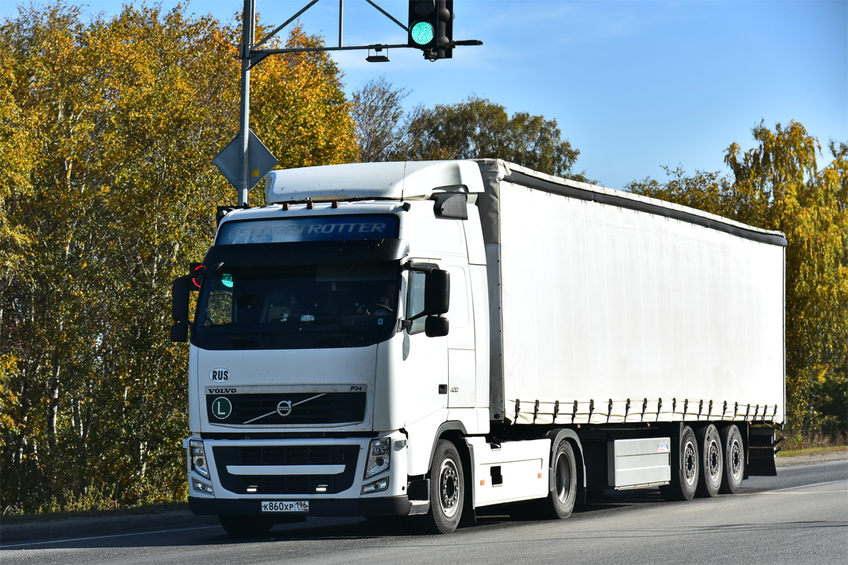 Свердловская область, № К 860 ХР 196 — Volvo ('2008) FH.420