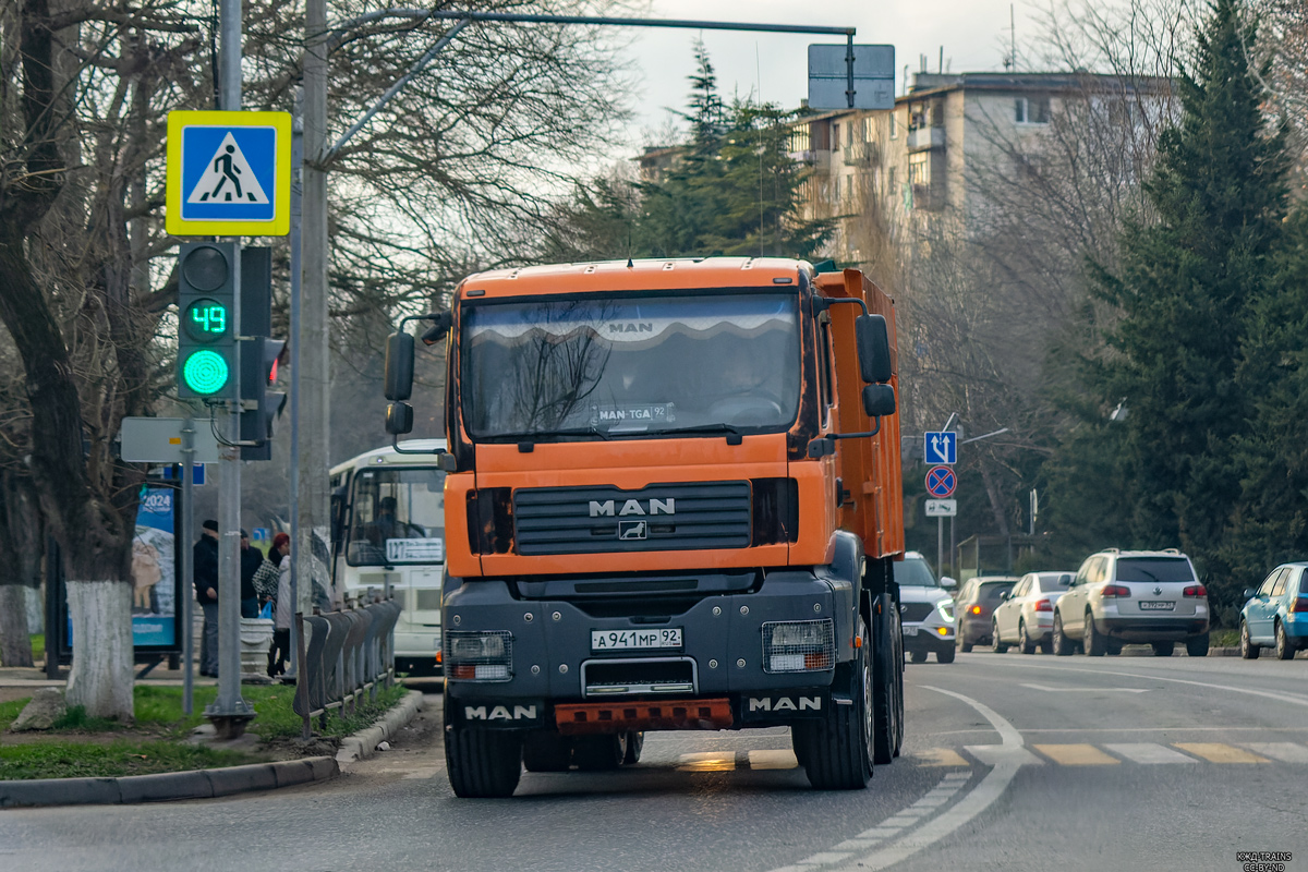 Севастополь, № А 941 МР 92 — MAN TGA 33.480