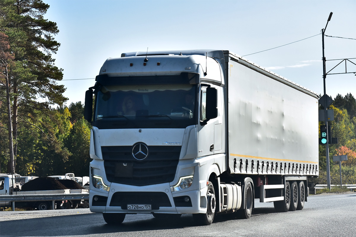 Пермский край, № О 728 НО 159 — Mercedes-Benz Actros '18 1845 [Z9M]