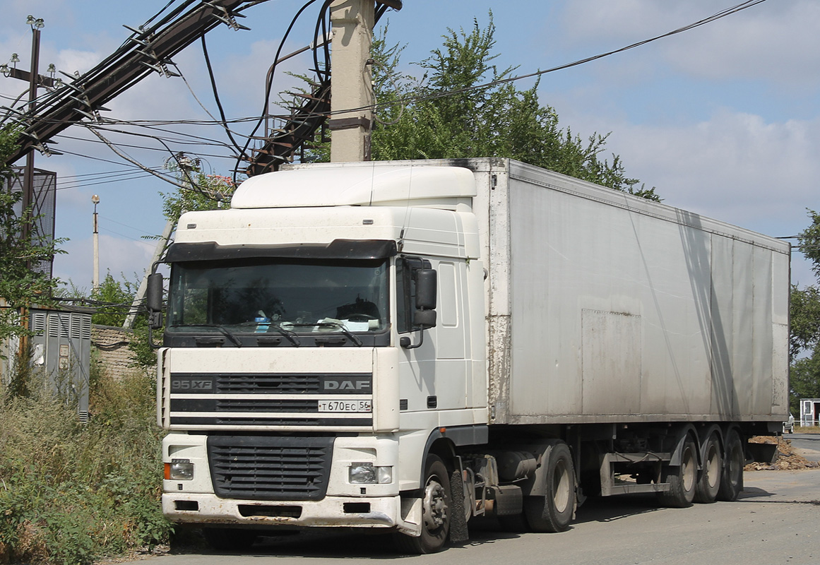 Оренбургская область, № Т 670 ЕС 56 — DAF XF95 FT