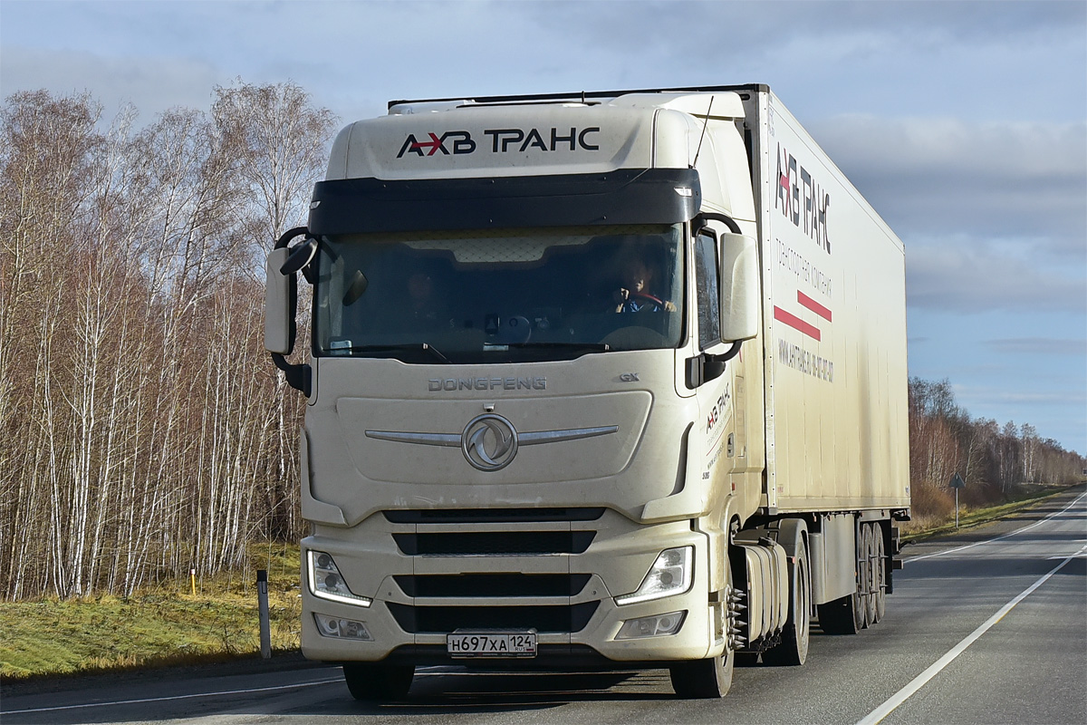 Красноярский край, № Н 697 ХА 124 — Dongfeng GX DFH4180