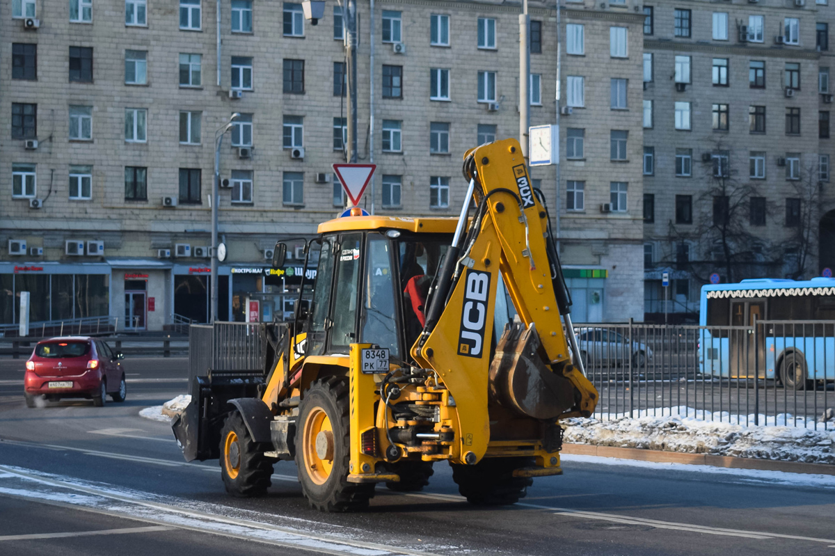 Москва, № 8348 РК 77 — JCB 3CX