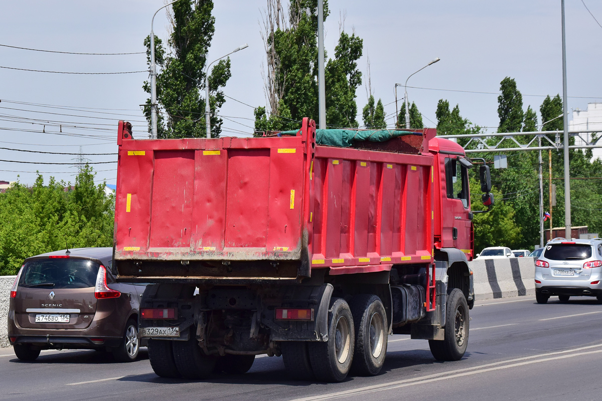 Волгоградская область, № В 329 АХ 134 — MAN TGA 40.480