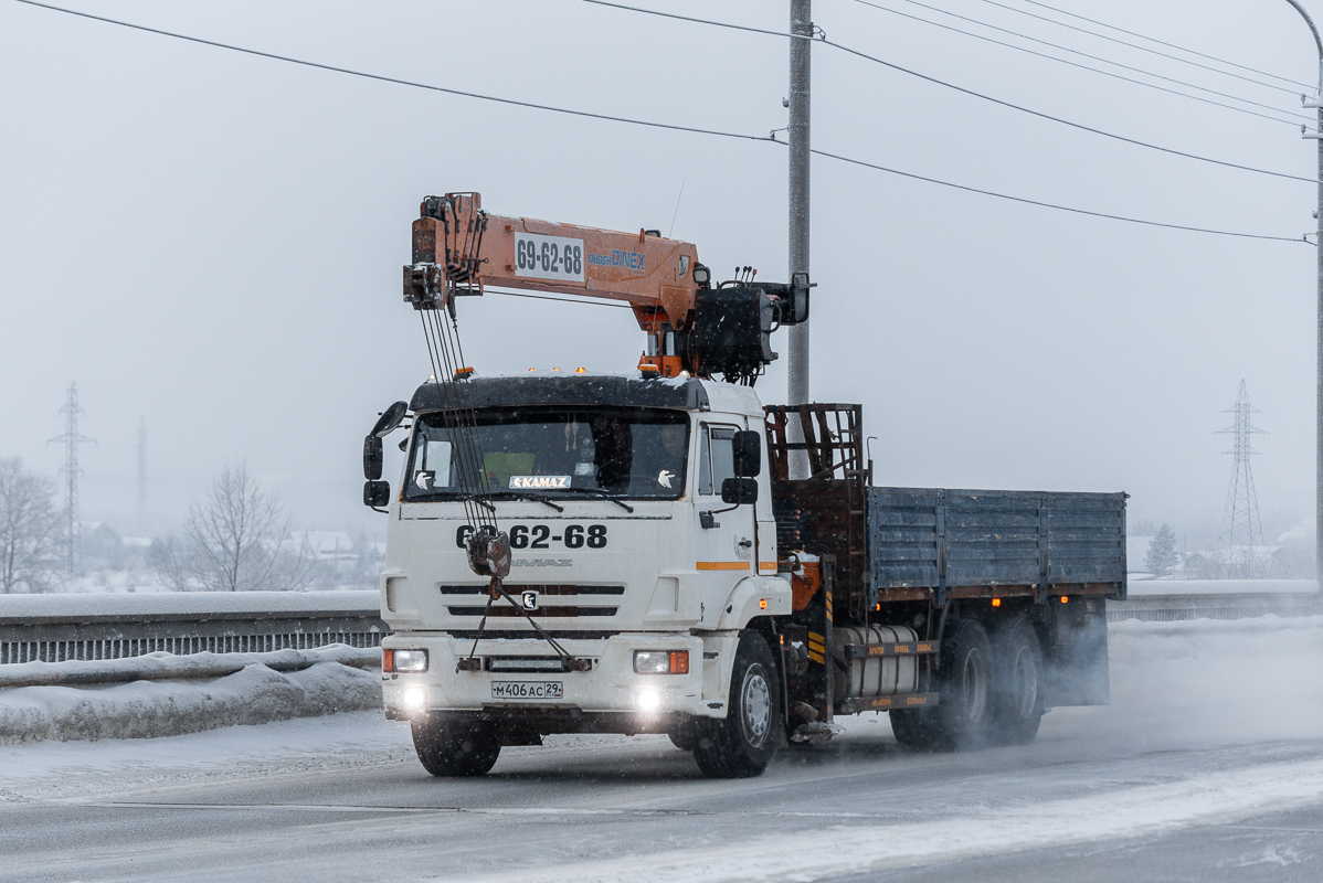 Архангельская область, № М 406 АС 29 — КамАЗ-65117-A4