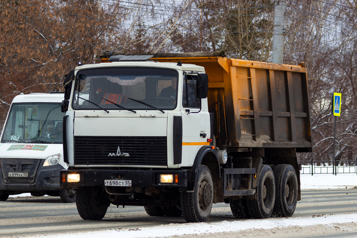 Омская область, № Т 698 СТ 55 — МАЗ-5516X5