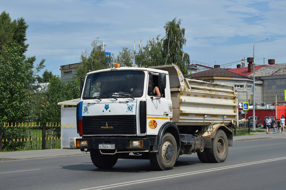 Алтайский край, № А 760 КС 22 — МАЗ-5551A2