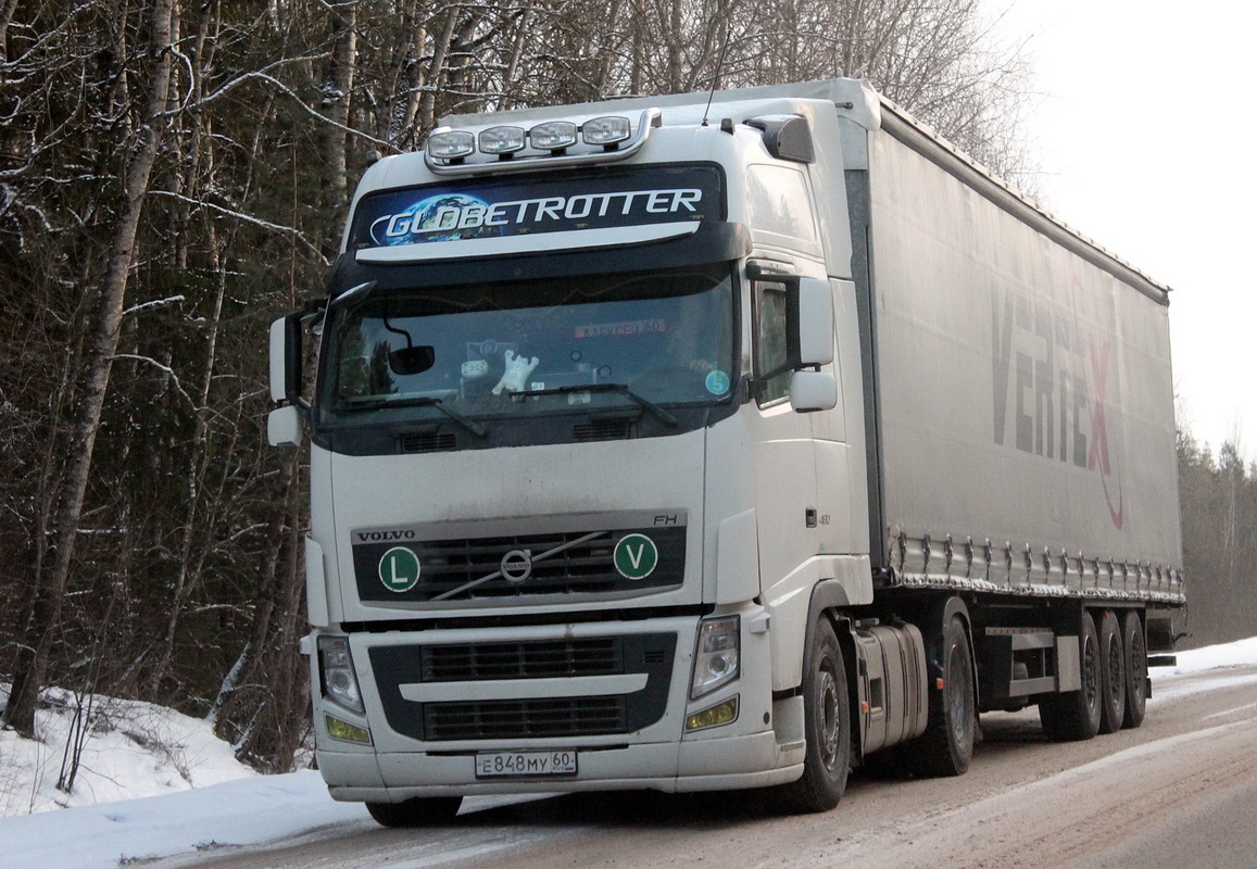 Псковская область, № Е 848 МУ 60 — Volvo ('2008) FH.460