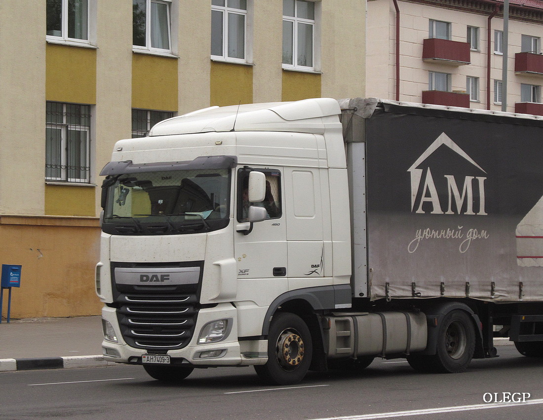 Гомельская область, № АН 7409-3 — DAF XF Euro6 FT