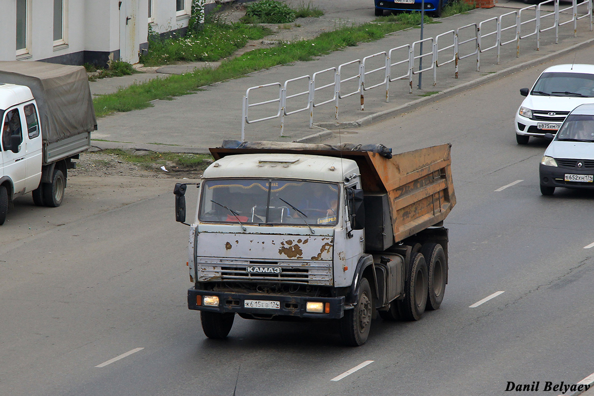 Челябинская область, № К 615 ЕВ 174 — КамАЗ-55111-02 [55111C]