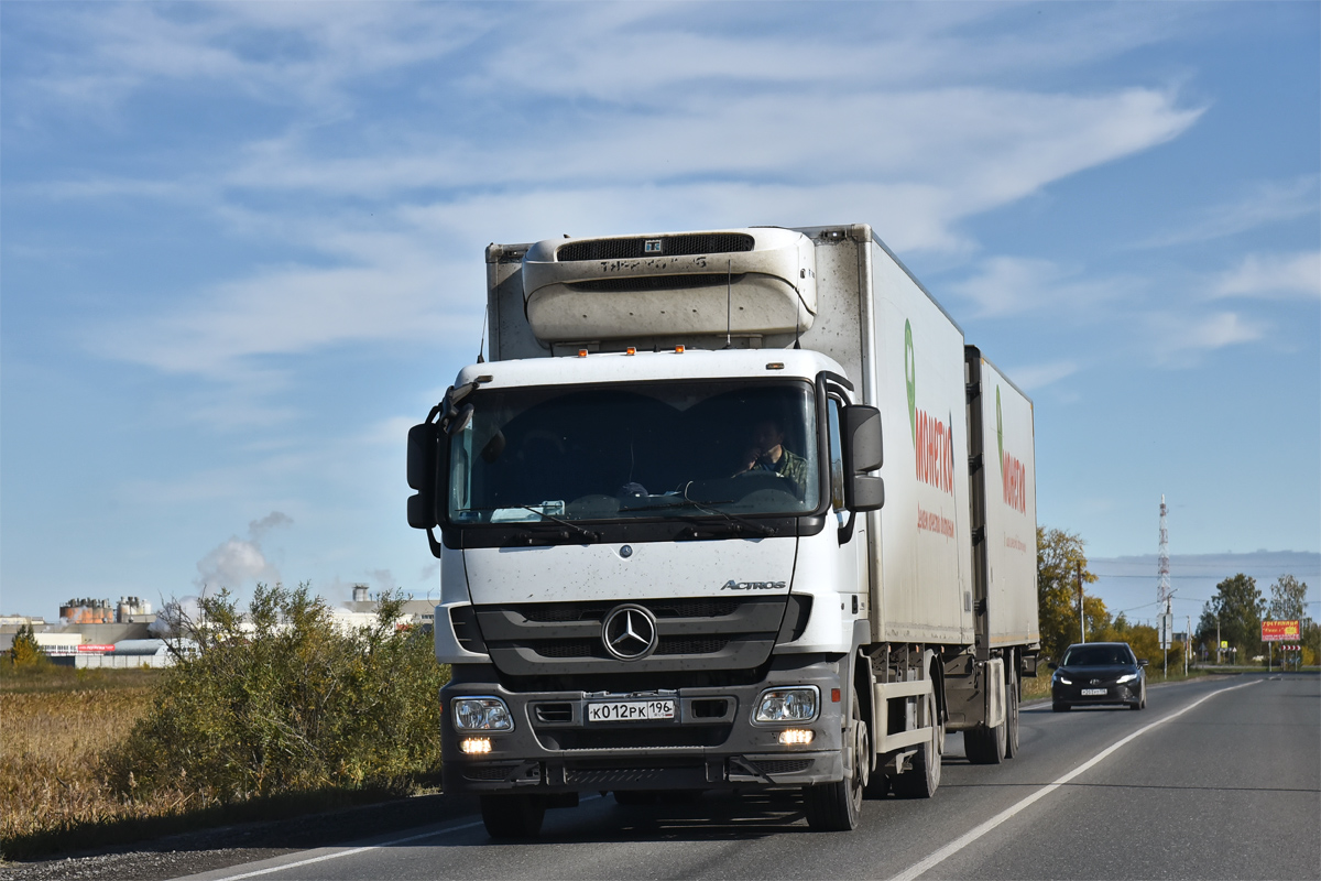 Свердловская область, № К 012 РК 196 — Mercedes-Benz Actros '09 2541 [Z9M]