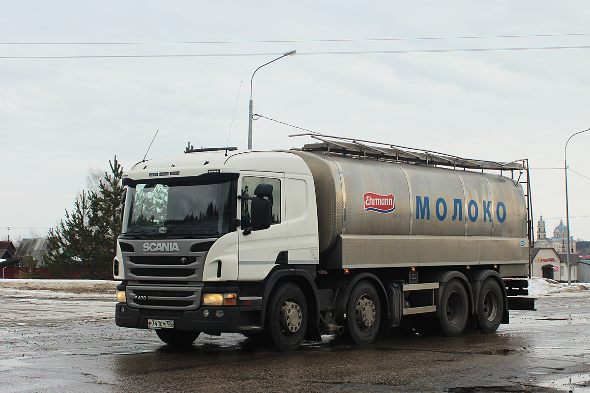 Московская область, № Р 741 СМ 750 — Scania ('2011) P400