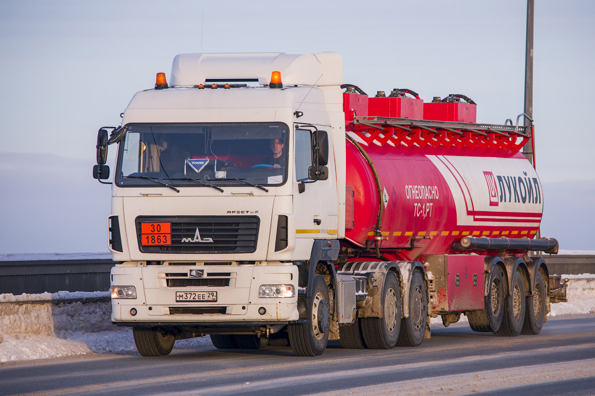 Архангельская область, № М 372 ЕЕ 29 — МАЗ-643019