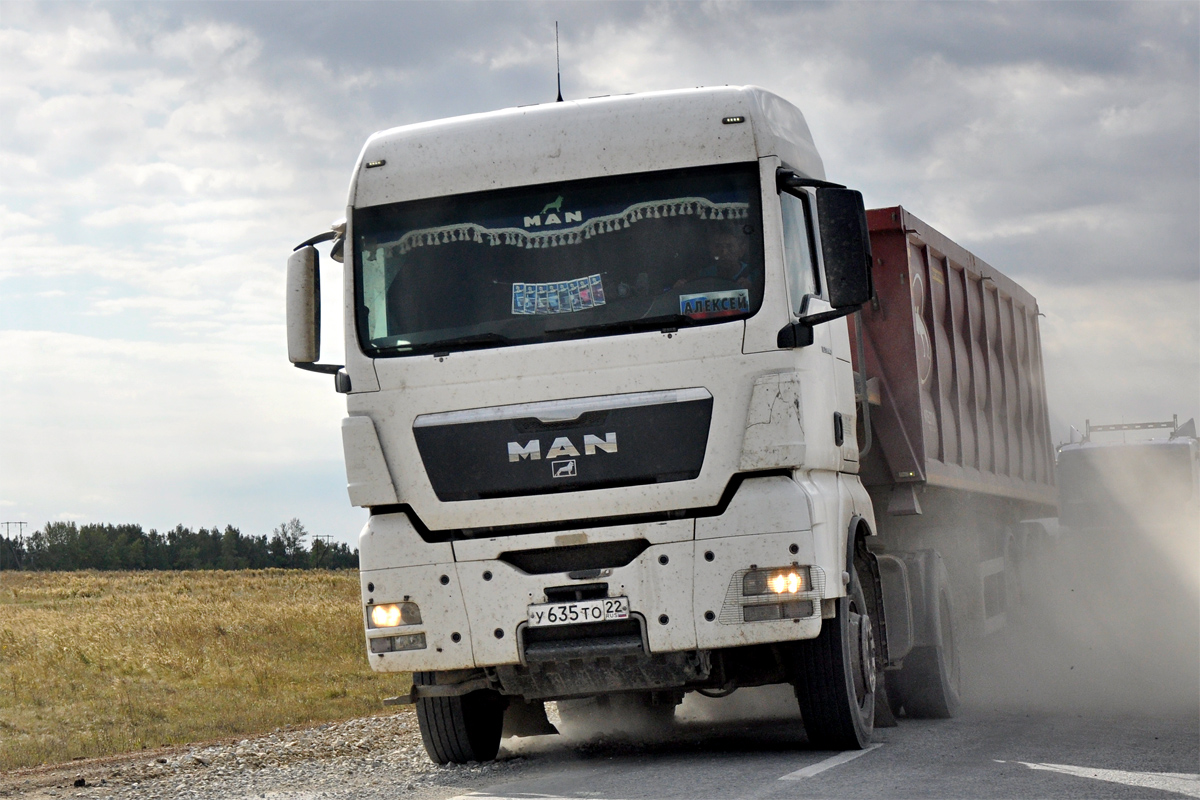 Алтайский край, № У 635 ТО 22 — MAN TGX ('2007) 18.440