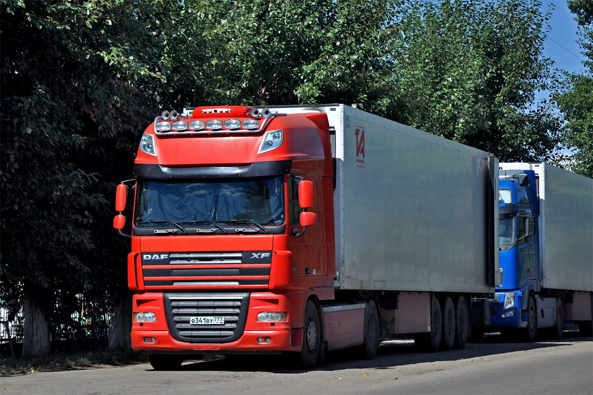 Москва, № В 341 ВУ 777 — DAF XF105 FT