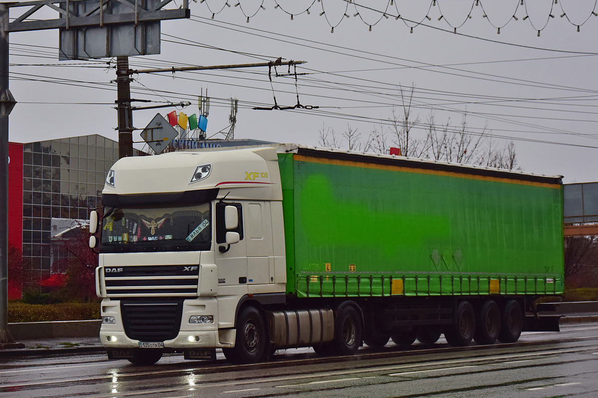 Актюбинская область, № 135 OTA 04 — DAF XF105 FT