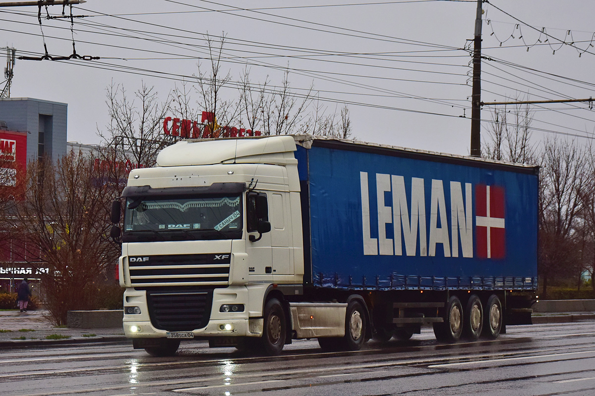 Актюбинская область, № 358 SCA 04 — DAF XF105 FT