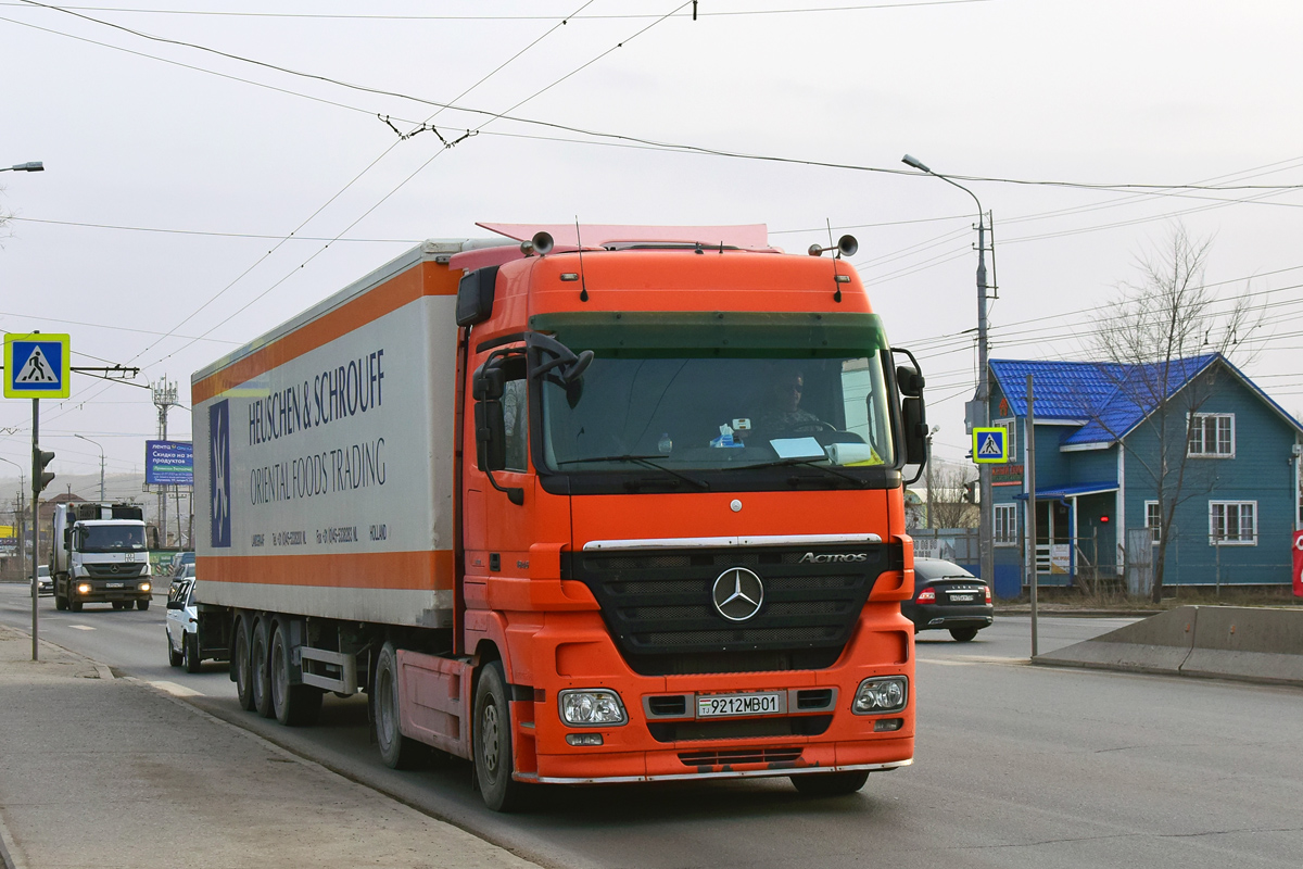 Таджикистан, № 9212 MB 01 — Mercedes-Benz Actros ('2003) 1846