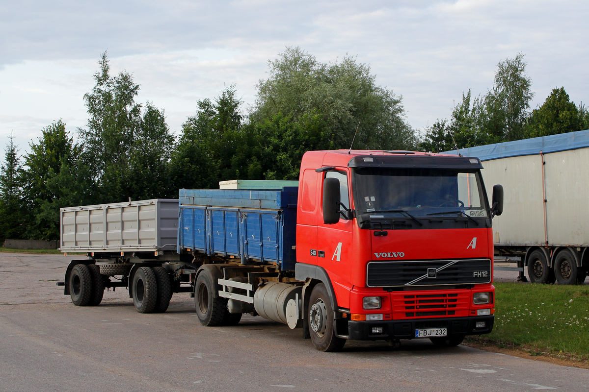 Литва, № FBJ 232 — Volvo ('1993) FH12.340