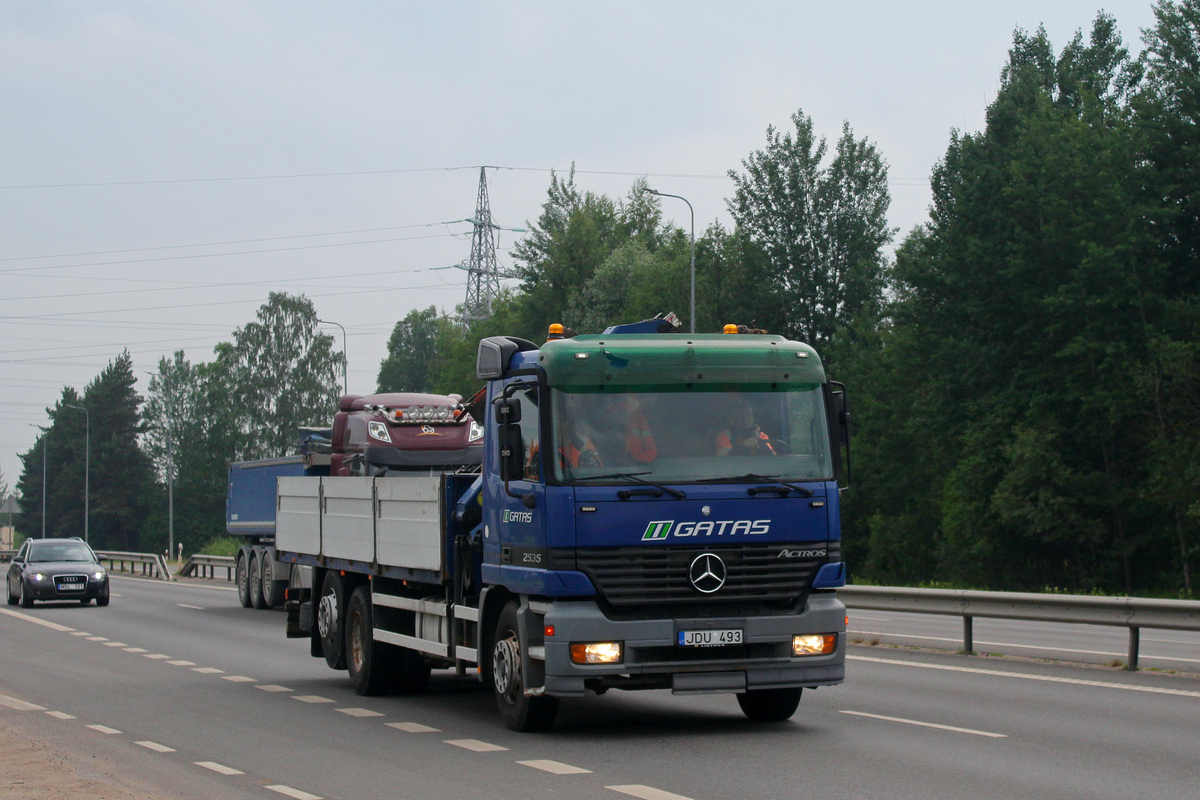 Литва, № JDU 493 — Mercedes-Benz Actros ('1997) 2535