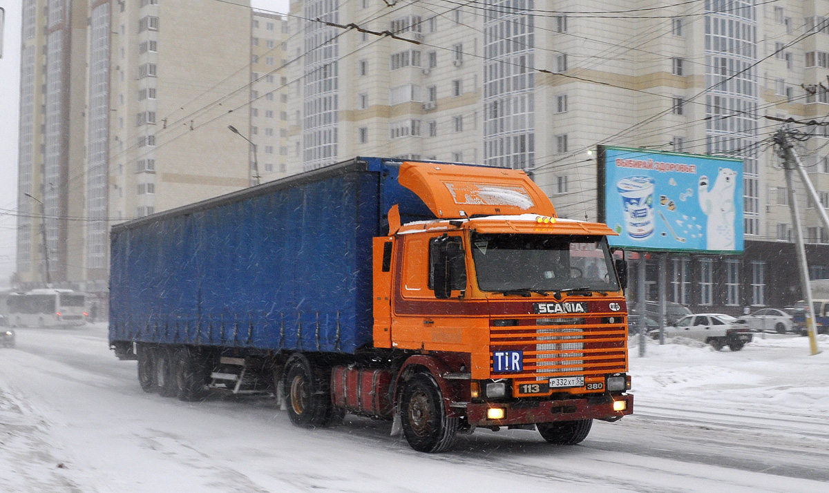 Омская область, № Р 332 ХТ 55 — Scania (II) R113M