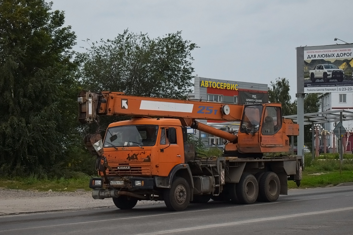 Алтайский край, № А 335 СТ 154 — КамАЗ-65115-62