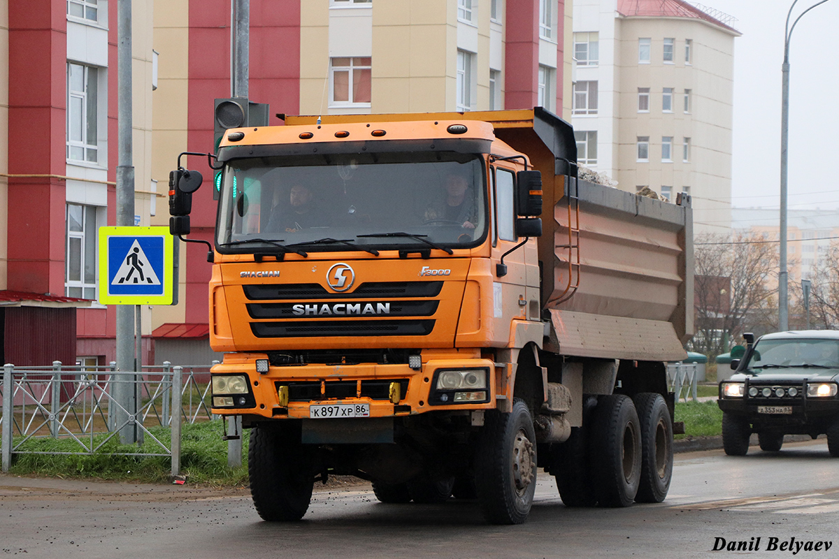 Ямало-Ненецкий автоном.округ, № К 897 ХР 86 — Shaanxi Shacman F3000 SX325x