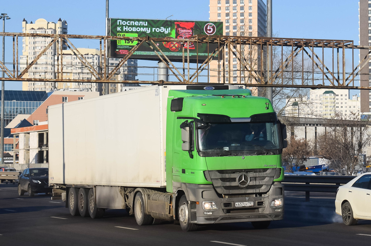 Москва, № К 657 ОУ 797 — Mercedes-Benz Actros '09 1844 [Z9M]