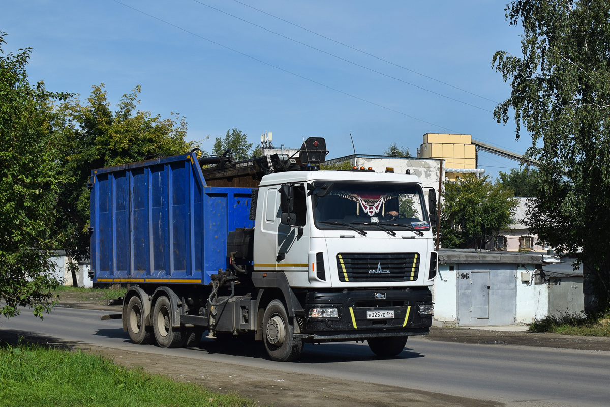 Алтайский край, № А 025 УВ 122 — МАЗ-6312C5