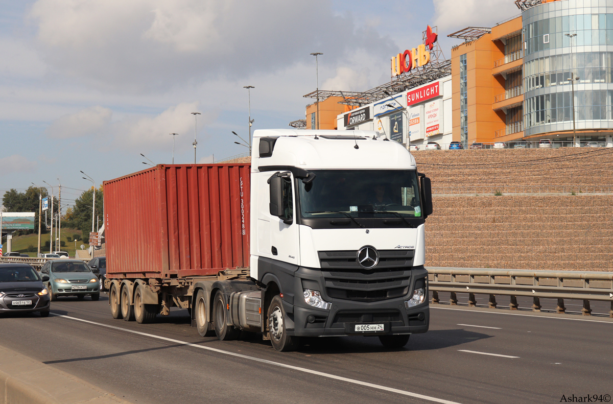 Красноярский край, № В 005 НН 24 — Mercedes-Benz Actros ('2022) [LRD]