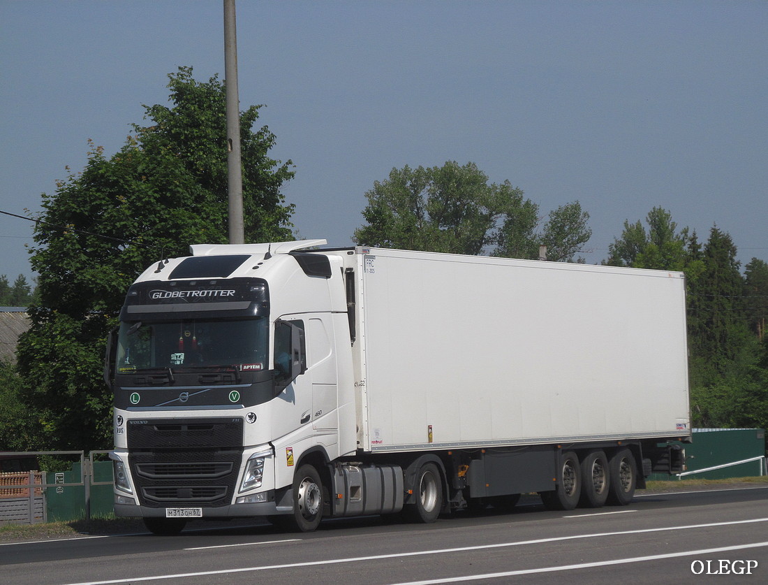 Смоленская область, № М 313 ОН 67 — Volvo ('2012) FH.460