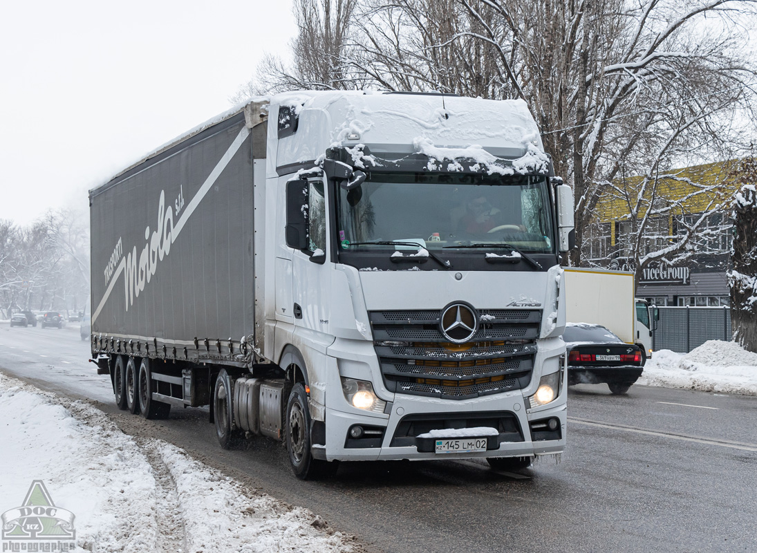 Алматы, № 145 LM 02 — Mercedes-Benz Actros ('2011) 1845