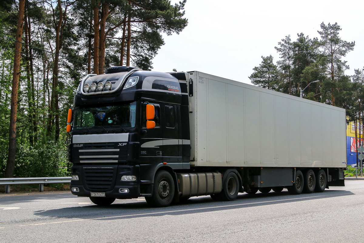 Орловская область, № Т 361 СН 71 — DAF XF105 FT