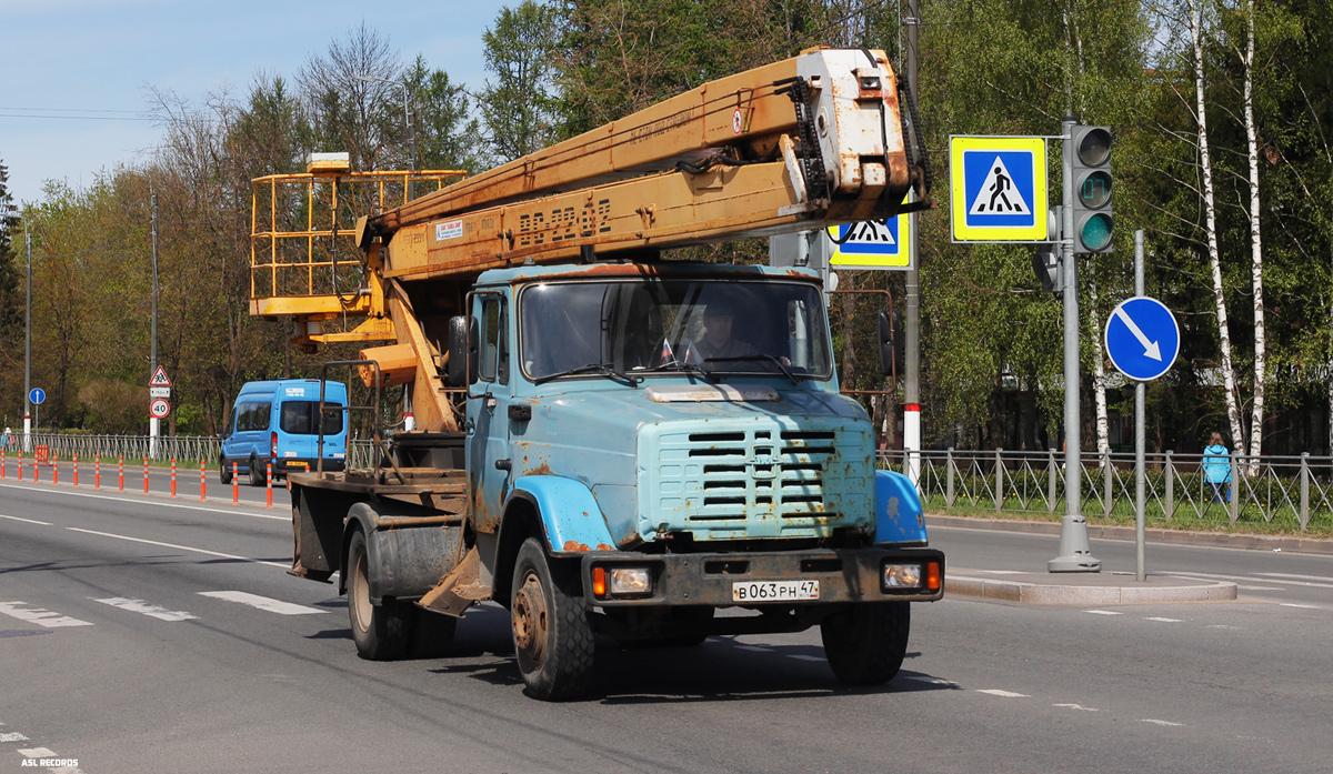 Ленинградская область, № В 063 РН 47 — ЗИЛ-433362