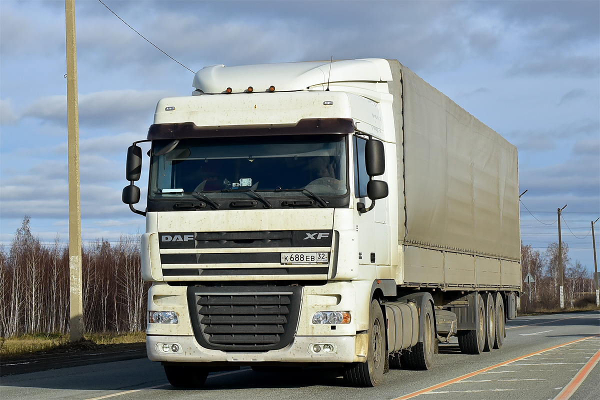 Брянская область, № К 688 ЕВ 32 — DAF XF105 FT