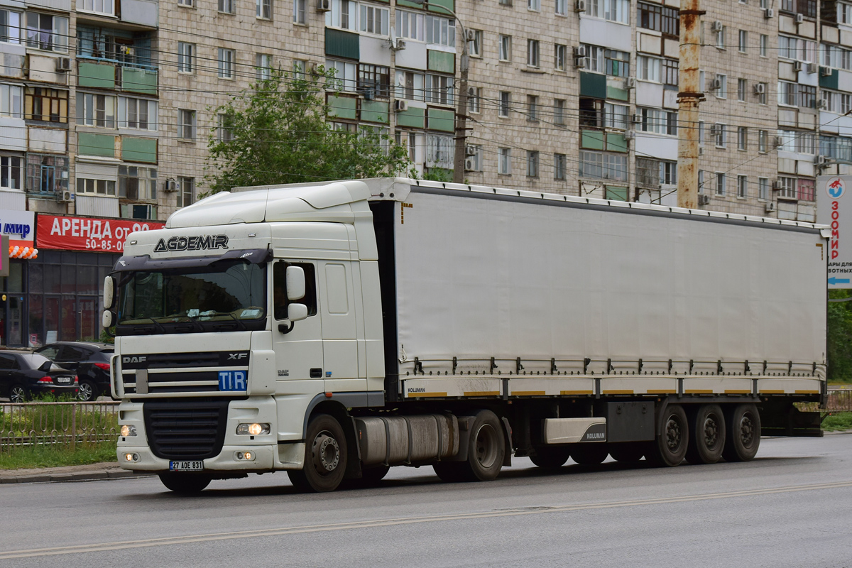 Турция, № 27 AOE 831 — DAF XF105 FT