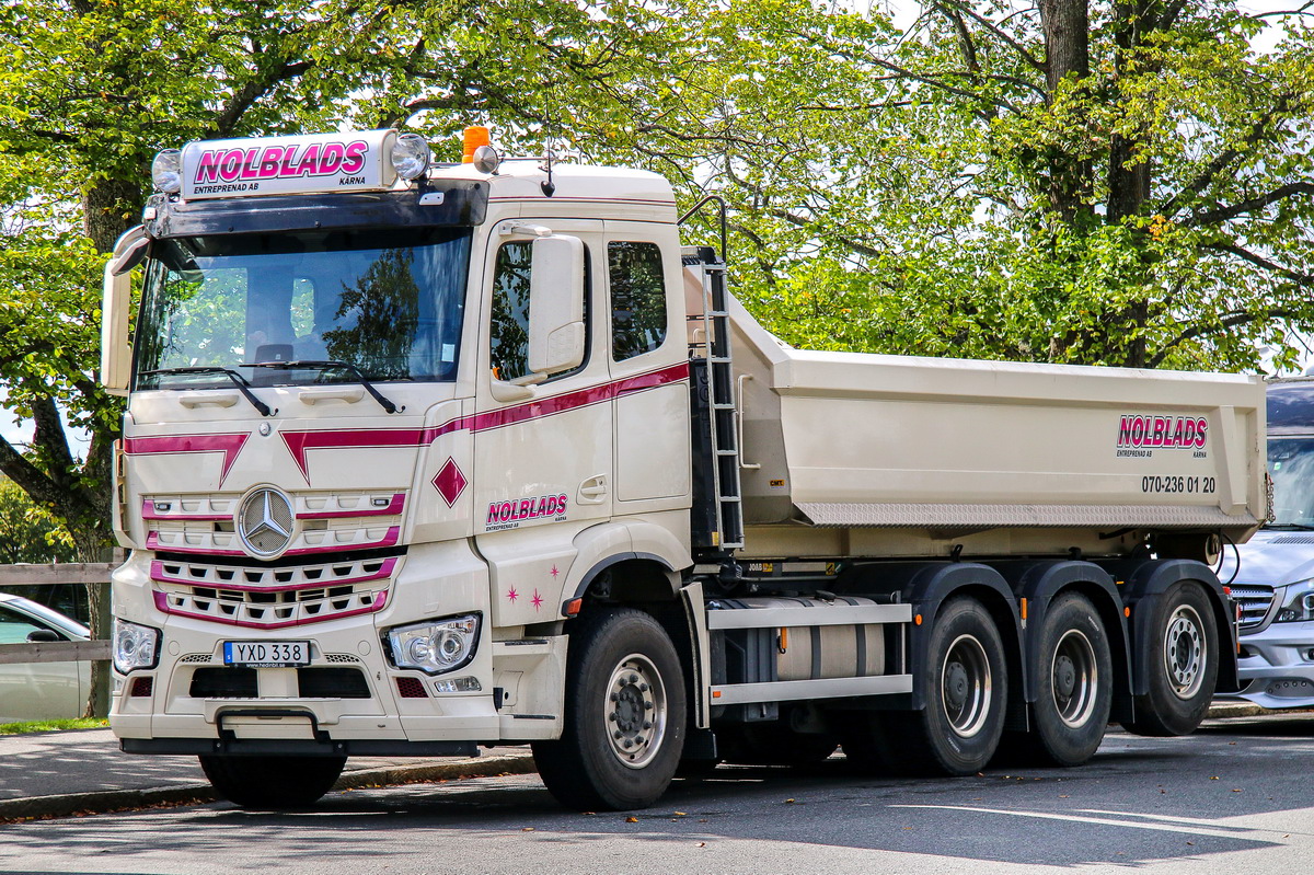 Швеция, № YXD 338 — Mercedes-Benz Actros ('2011)