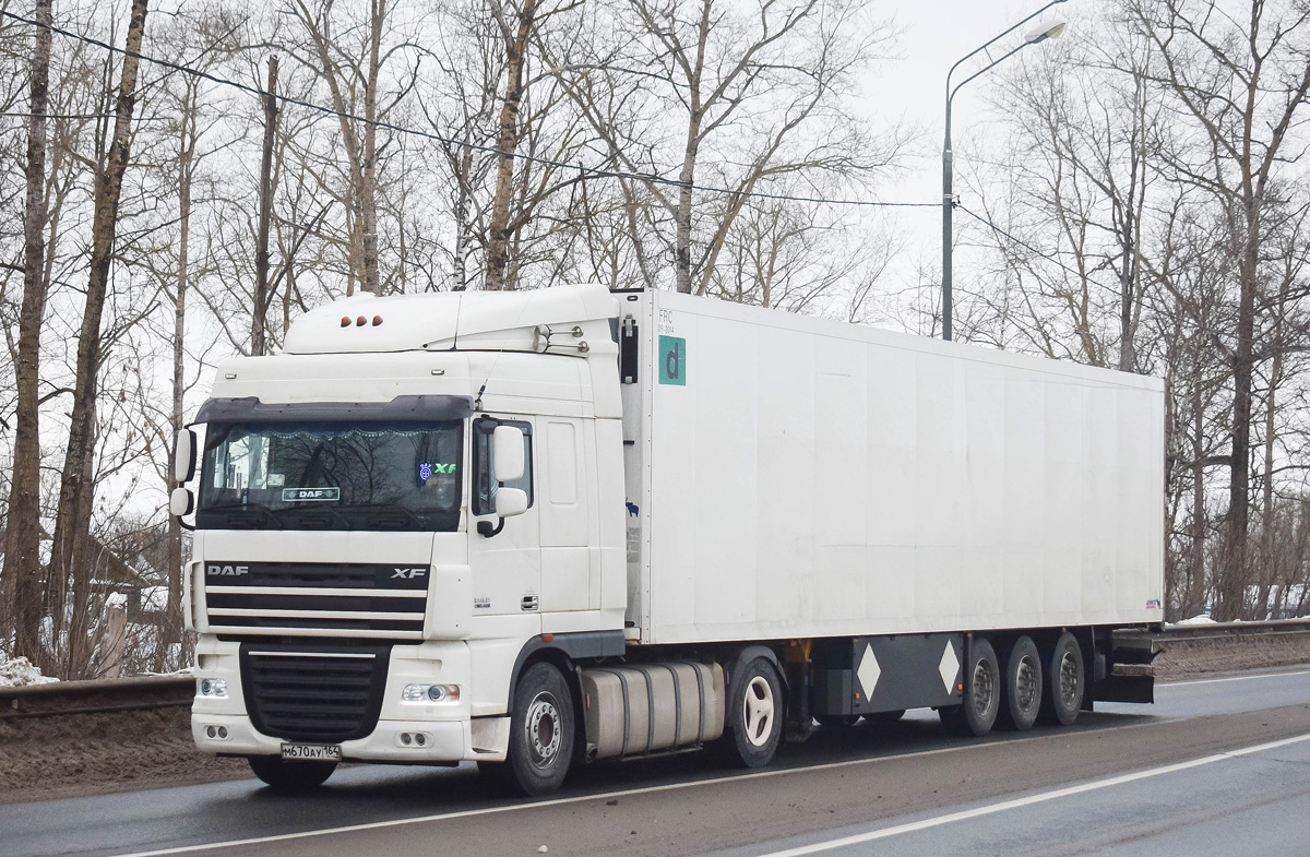 Саратовская область, № М 670 АУ 164 — DAF XF105 FT