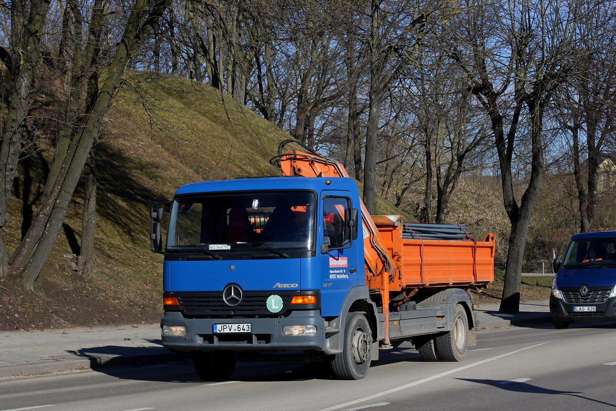 Литва, № JPV 643 — Mercedes-Benz Atego 1217