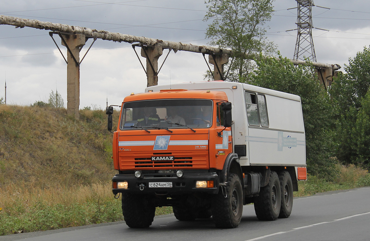 Оренбургская область, № С 624 АМ 56 — КамАЗ-43114-15 [43114R]