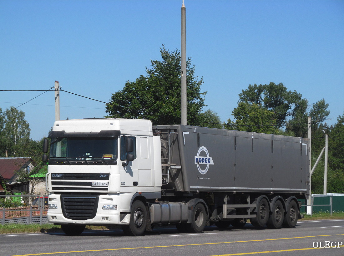 Минск, № АТ 2112-7 — DAF XF105 FT