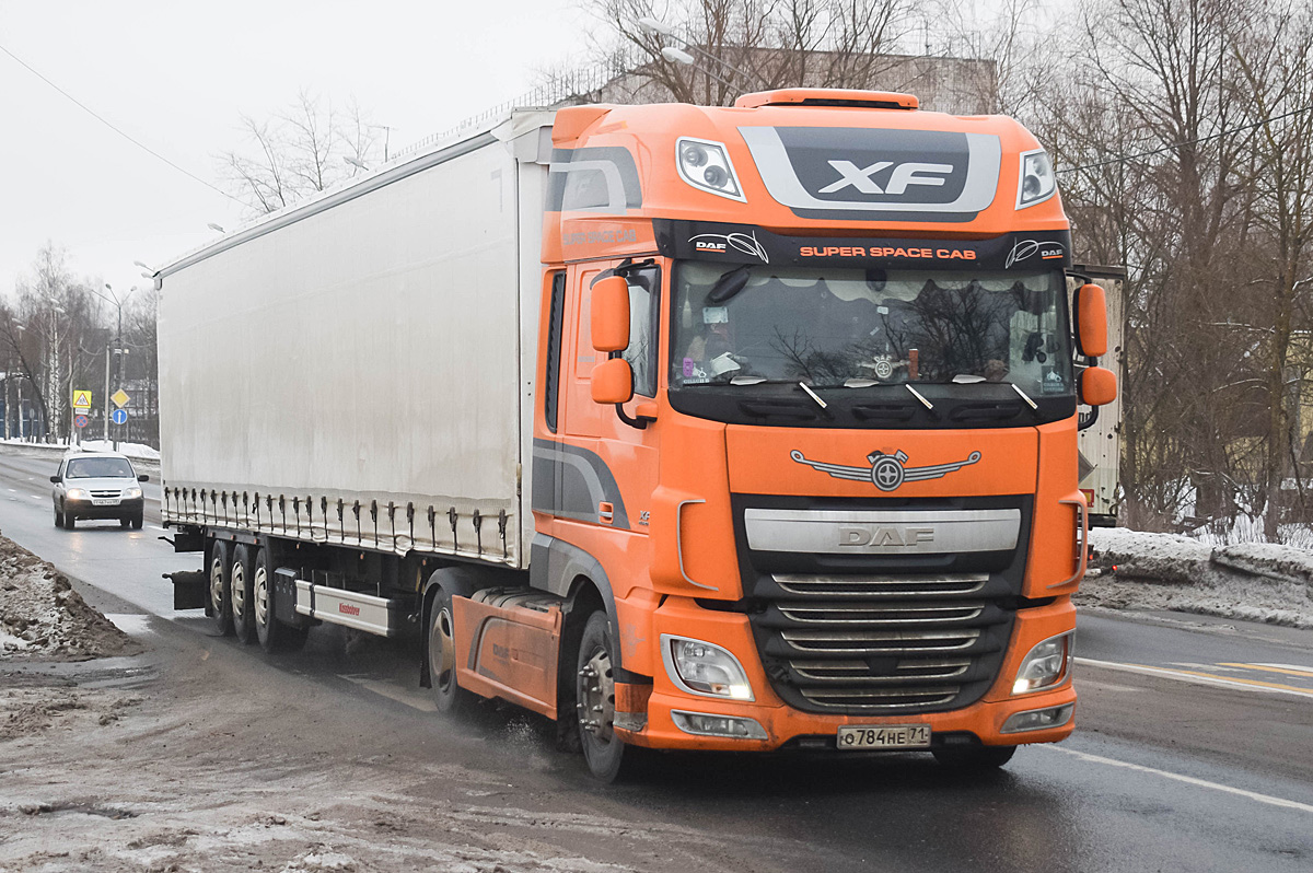 Тульская область, № О 784 НЕ 71 — DAF XF Euro6 FT