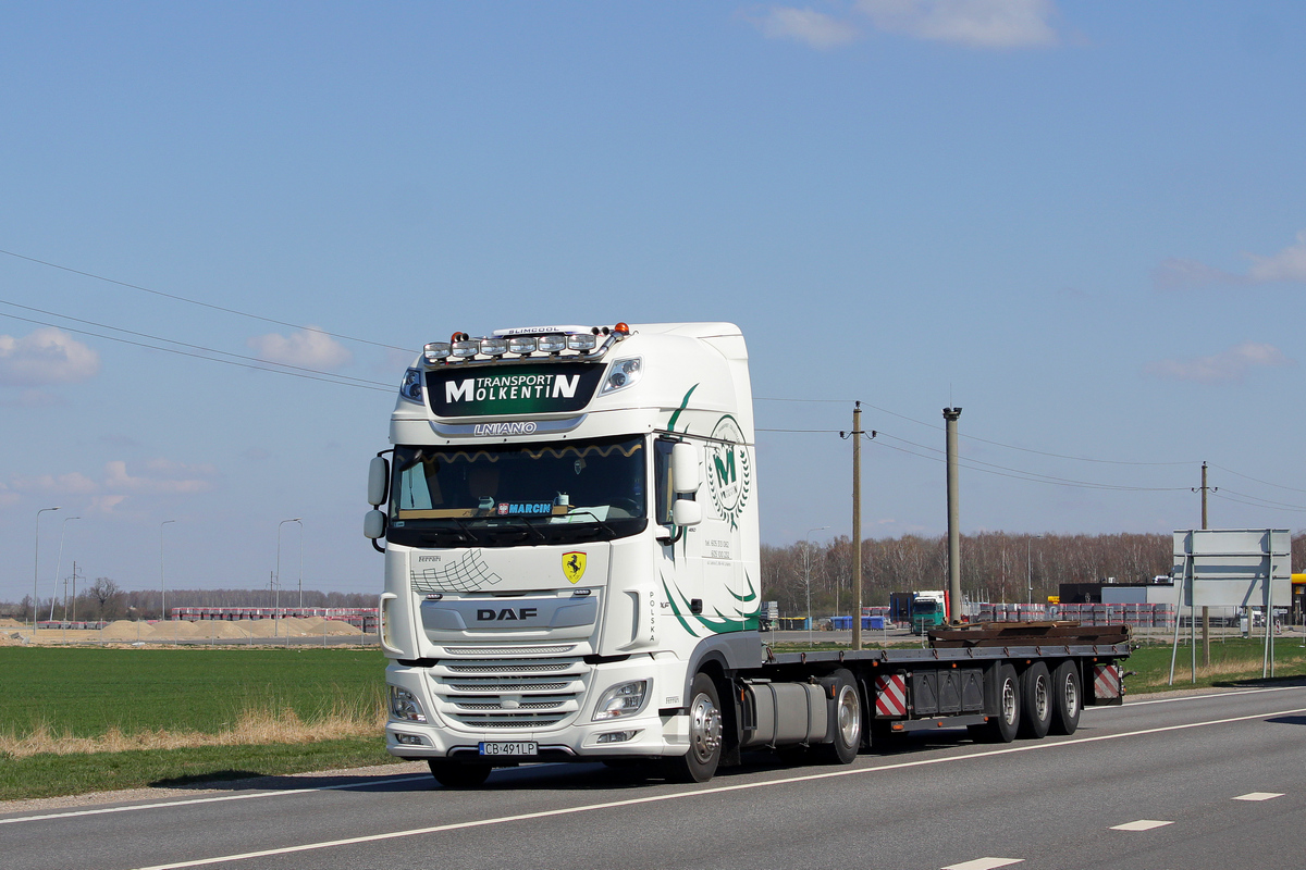 Польша, № CB 491LP — DAF XF Euro6 FT