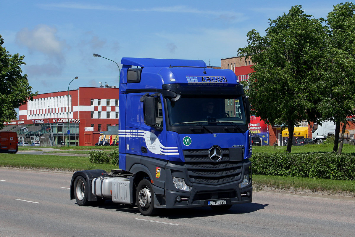 Литва, № JTF 397 — Mercedes-Benz Actros ('2011) 1842