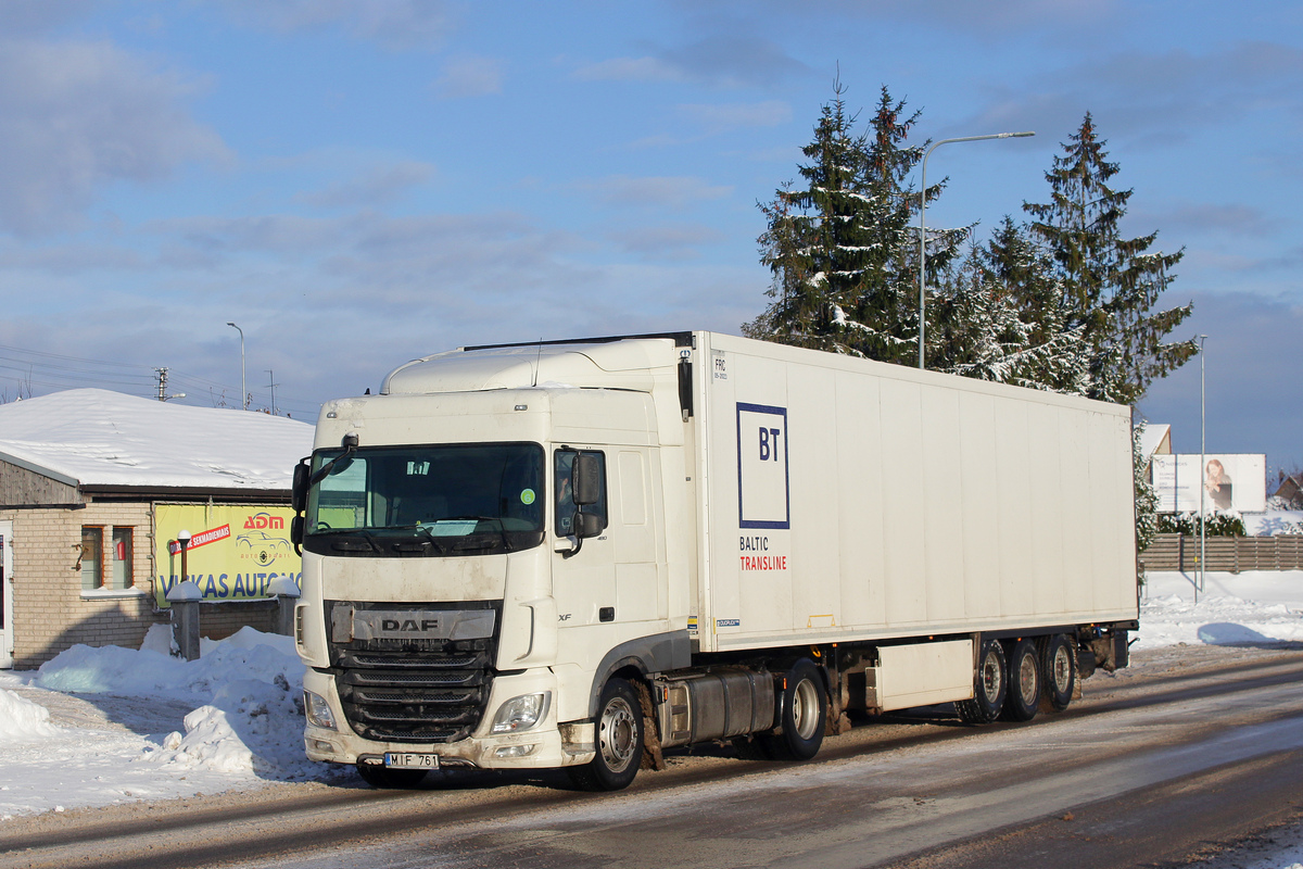 Литва, № MIF 761 — DAF XF Euro6 FT